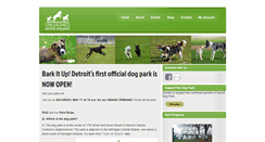 Desktop Screenshot of detroitdogpark.org